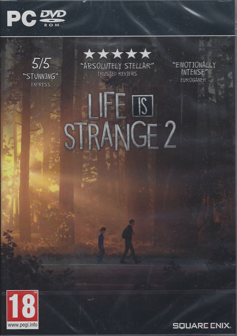 Life is Strange 2 box art for Playstation 4